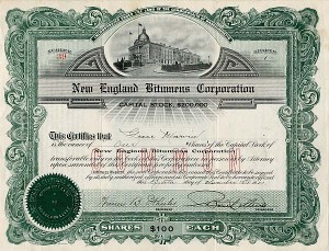 New England Bitumens Corporation